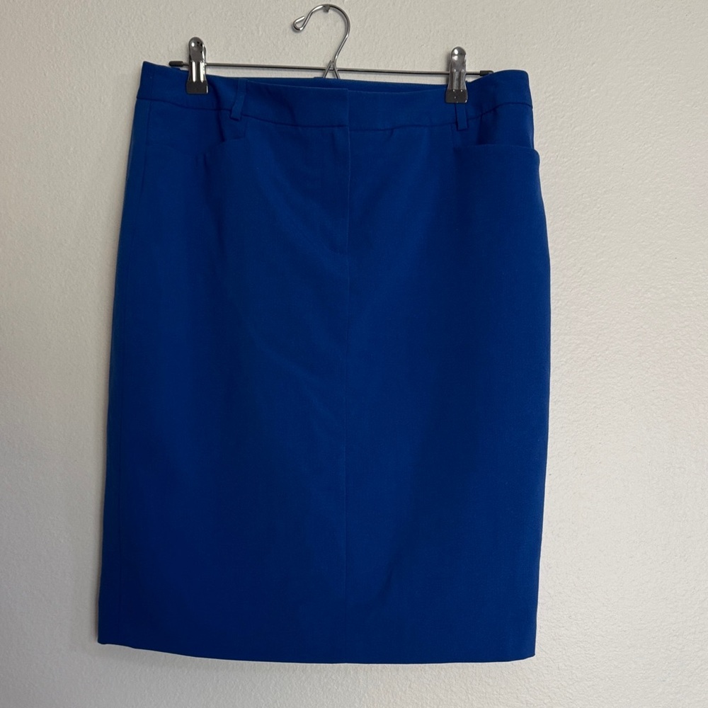 Calvin Klein Women's Blue Pencil Skirt